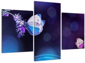 Tablou - Flutute în lavandă (90x60 cm)