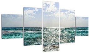 Tablou cu suprafața mării (125x70 cm), în 40 de alte dimensiuni noi