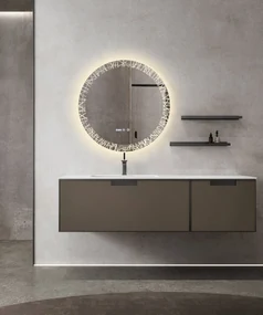 Oglindă Baie LED și Dezaburire Elit's Premium cu Senzor Touch, Lumina Rece, Caldă și Neutră, 70 cm 176
