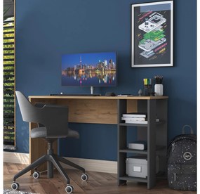 Masă PC Sikine 1 (Nuc + antracit) . 1094916