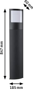 Paulmann 94515 - LED/8,5W IP44 Placă iluminată pentru număr de casă dimabilă PADEA 230V