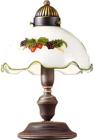Kolarz 731.73.113 - Lampă de masă NONNA 1xE14/60W/230V vișiniu/căpșuni