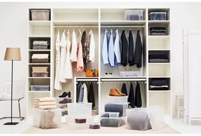 Cutie de depozitare din plastic cu capac 10 l Lona - Rotho