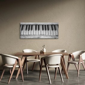 Tablou - Pian vechi (120x50 cm)