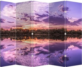 Paravan - Cerul violet (210x170 cm)