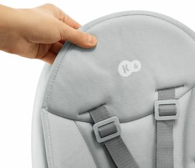 Scaun de masă pentru copii 2 în 1 KINDERKRAFT DINNLY gri