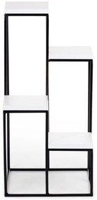 Suport flori KASKADA 70x34 negru/alb