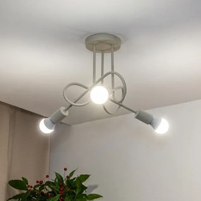 Plafonieră OXFORD 3xE27/15W/230V crem