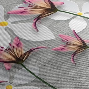 Tablou cu abstracție florală (150x105 cm)