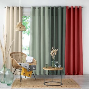 Draperie roșie din microfibră 140x260 cm Absolu – douceur d'intérieur