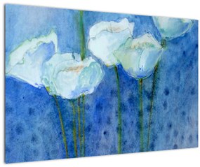 Tablou - Lalele albe (90x60 cm)