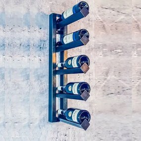 Raft de perete/suport vinuri, Wine Stand Homs,50x35x10 cm,metal