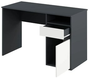 Masă PC Bolegy (grafit + alb) . 1116254