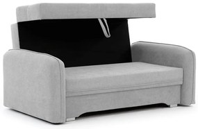 Canapea extensibila 2 locuri LAINE, gri deschis