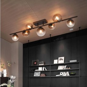 Brilagi - Candelabru LED aplicat MILLA 7xG9/3W/230V maro/maro fumuriu