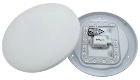 Plafonieră LED LENA cu senzor de mișcare, 12W/230V, Ø 25,7 cm, albă