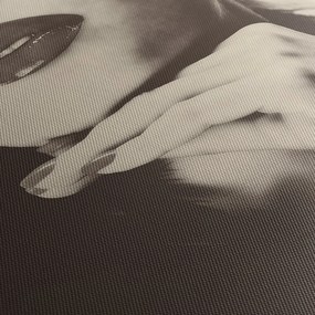 Tablou - Vintage, poza unei femei (150x105 cm)