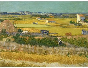 Tablou - reproducere 70x50 cm The Harvest, Vincent van Gogh – Fedkolor