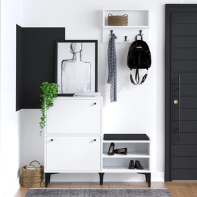 Mobilier hol Aliex 6 (alb + negru). 1073371