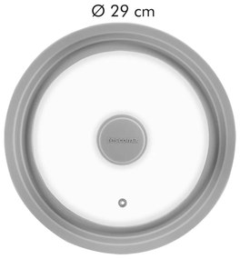 Capac din sticlă/din silicon ø 29 cm Unicover – Tescoma