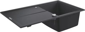 Chiuveta compozit Grohe K400 86x50.1 cm negru