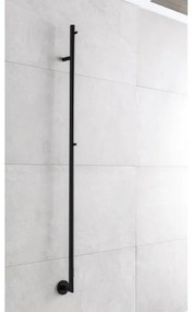 P.M.H. OL1B - Uscător electric de prosoape OLE 24W/230V 170 cm IP44 negru