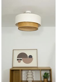 Lustră aplicată NATIA 1xE27/60W/230V alb/maro