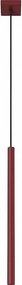 Sollux SL.2121 - Pendul pe cablu PASTELO 1xG9/8W/230V roșu