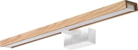 Brilagi - Iluminare LED 3 în 1 pentru oglindă de baie WOODY MIRROR LED/12W/230V IP44 alb/stejar