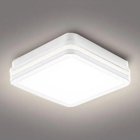 Brilagi - Corp de iluminat exterior BENE LED/24W/230V 26x26 cm alb IP54