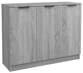 817025 vidaXL Servantă, sonoma gri, 90,5x30x70 cm, lemn prelucrat