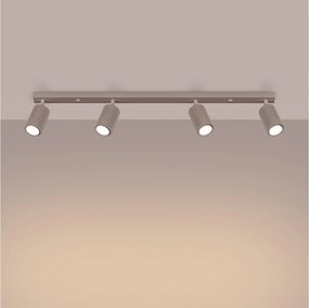 Brilagi - Spot LED CRESTO 4 x GU10, 10 W, 230 V, taupe