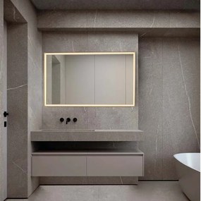Oglinda baie cu iluminat LED IP44 Ambor, 70x120cm