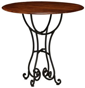 245641 vidaXL Masă bucătărie, lemn masiv acacia cu finisaj tip miere, 80x76cm