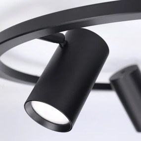 BRILAGI - Lustru suspendat pe cablu SELE 4xGU10/30W/230V negru