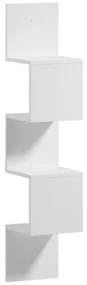 Polita de perete SUNEDO 25x125 cm, alba