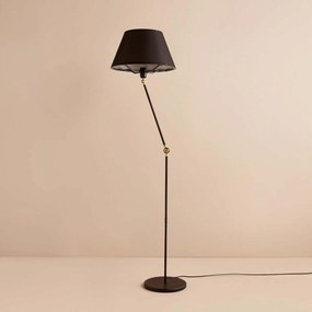 Lampadar AYD-3477, negru, PVC/metal, 38x150 cm
