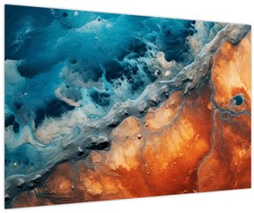 Tablou - Apă și foc (90x60 cm)