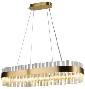 Lustră LED de cristal dimabilă pe cablu LED/45W/230V + telecomandă