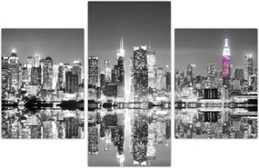 Tablou - New York și zgârie-norii mov (90x60 cm)