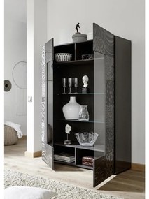 Vitrină ARIA antracit