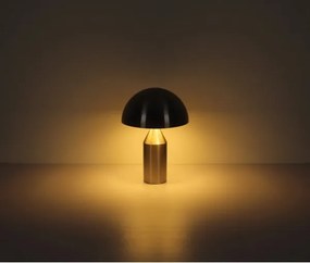 Globo 21030N - Lampă de masă ATOMA 2xE27/40W/230V crom mat