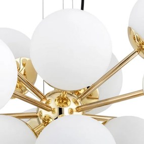 Lustră pe cablu SATELITE PLUS 15xE27/15W/230V aurie Argon 5048