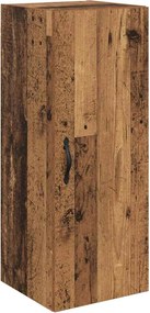 vidaXL Dulap montat pe perete Lemn Vechi 34,5 x 34 x 90 cm