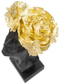 Statuetă din polirășină 36,5 cm Woman With Butterfly – Mauro Ferretti