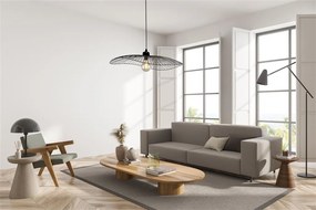 Lustra suspendata design deosebit Wave negru