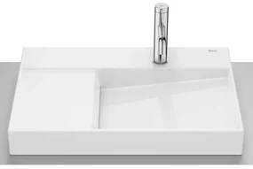 Lavoar pe blat alb Roca Horizon 60x42 cm