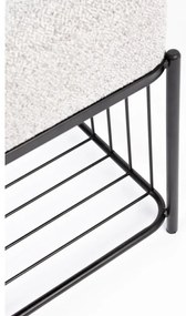 Taburet gri deschis Milou – White Label