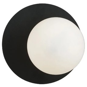 Aplica de perete moderna OSLO K1 negru, alb opac