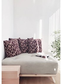 Taburet Karup Design Senza Natural Clear/Clay Brown